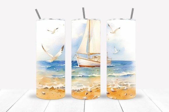 Download 20 Oz Skinny Tumbler Beach Wrap Tapered - Skinny tumbler Collection
