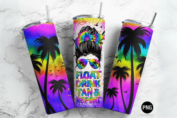 Download Float Drink Tan Repeat Summer Tumbler - Float Collection