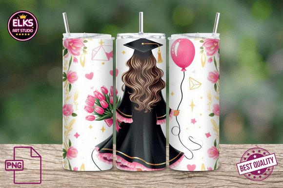 Download Graduation 20oz Skinny Tumbler Wrap - Skinny tumbler Collection