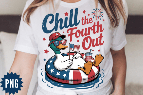 Download Chill Duck USA Float Sublimation Design - Float Collection