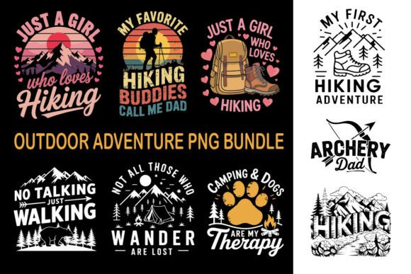 Download Hiking/Outdoor Adventure PNG Bundle - Outdoor Collection