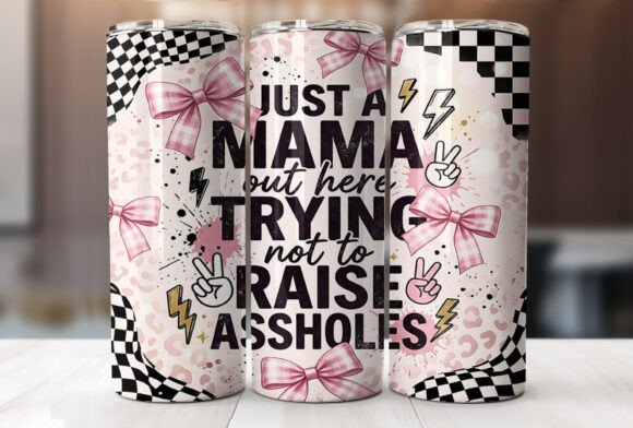 Download Funny Mama 20oz Tumbler Wrap Design - Tumbler wrap design Collection