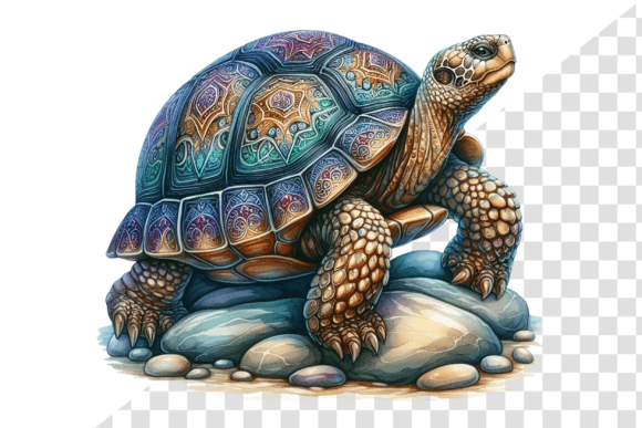 Download Regal Turtle Watercolor Clipart - Premium Resources
