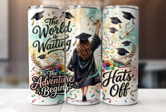 Download 2026 Graduation 20oz Tumbler Wrap Design - Tumbler wrap design Collection