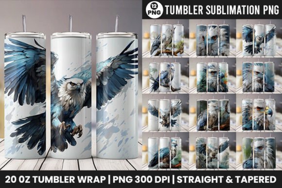 Download Harpy Eagle Tumbler Wrap Design Bundle - Tumbler wrap design Collection