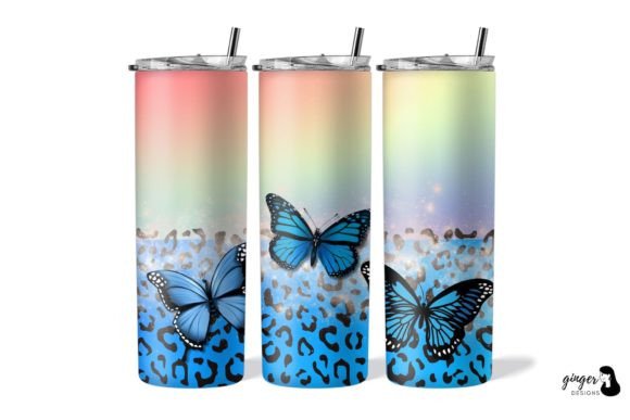 Download Butterfly 20oz Skinny Tumbler Wraps - Skinny tumbler Collection
