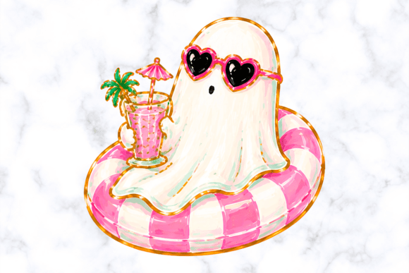 Download Summer Ghost Pool Float Clipart - Float Collection