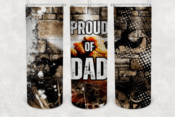 Download Proud Dad 20 Oz Skinny Tumbler Png File - Skinny tumbler Collection