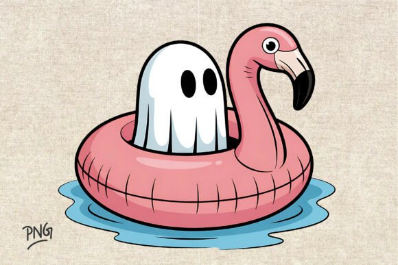 Download Ghost Float PNG Cute Summer Halloween Cl - Float Collection