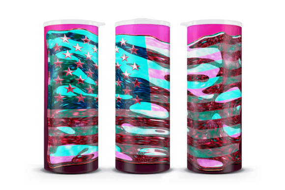 Download Glossy USA Flag 20 Oz Skinny Tumbler Png - Skinny tumbler Collection